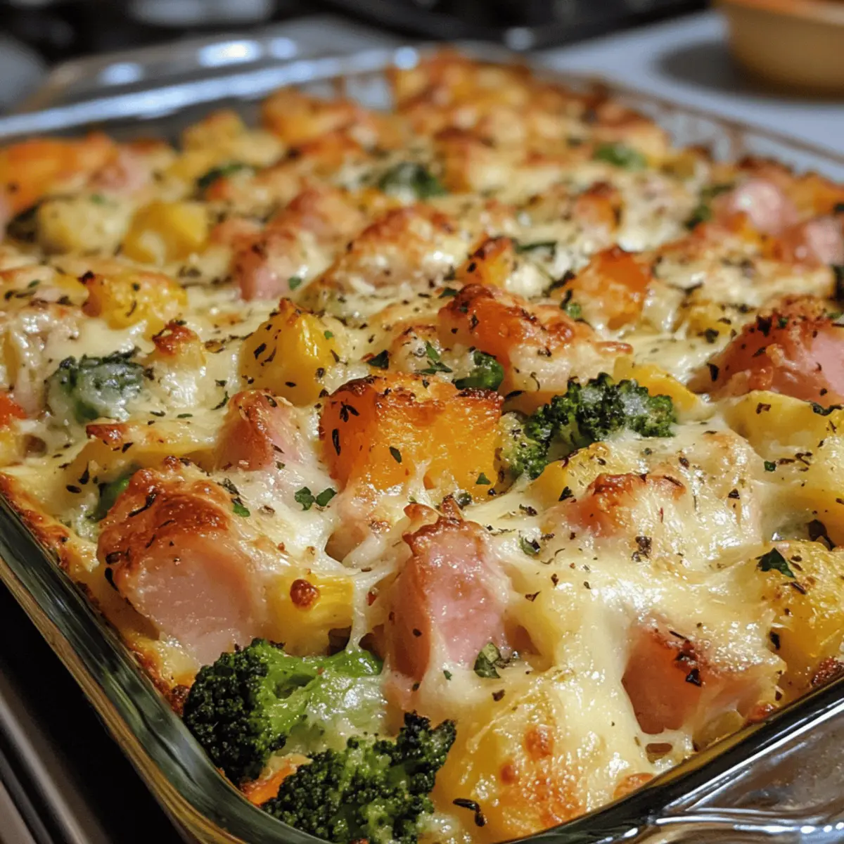 Easy Cheesy Ham and Veggie Bake: Ultimate Comforting Creamy Meal